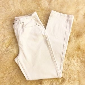 Style & Co. High-Waisted Tummy Control White Jeans